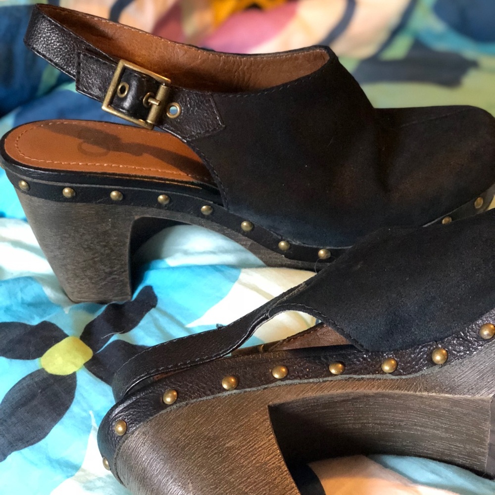 GB Sling back platform clogs